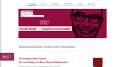 Desktop Screenshot of consilio-gmbh.net